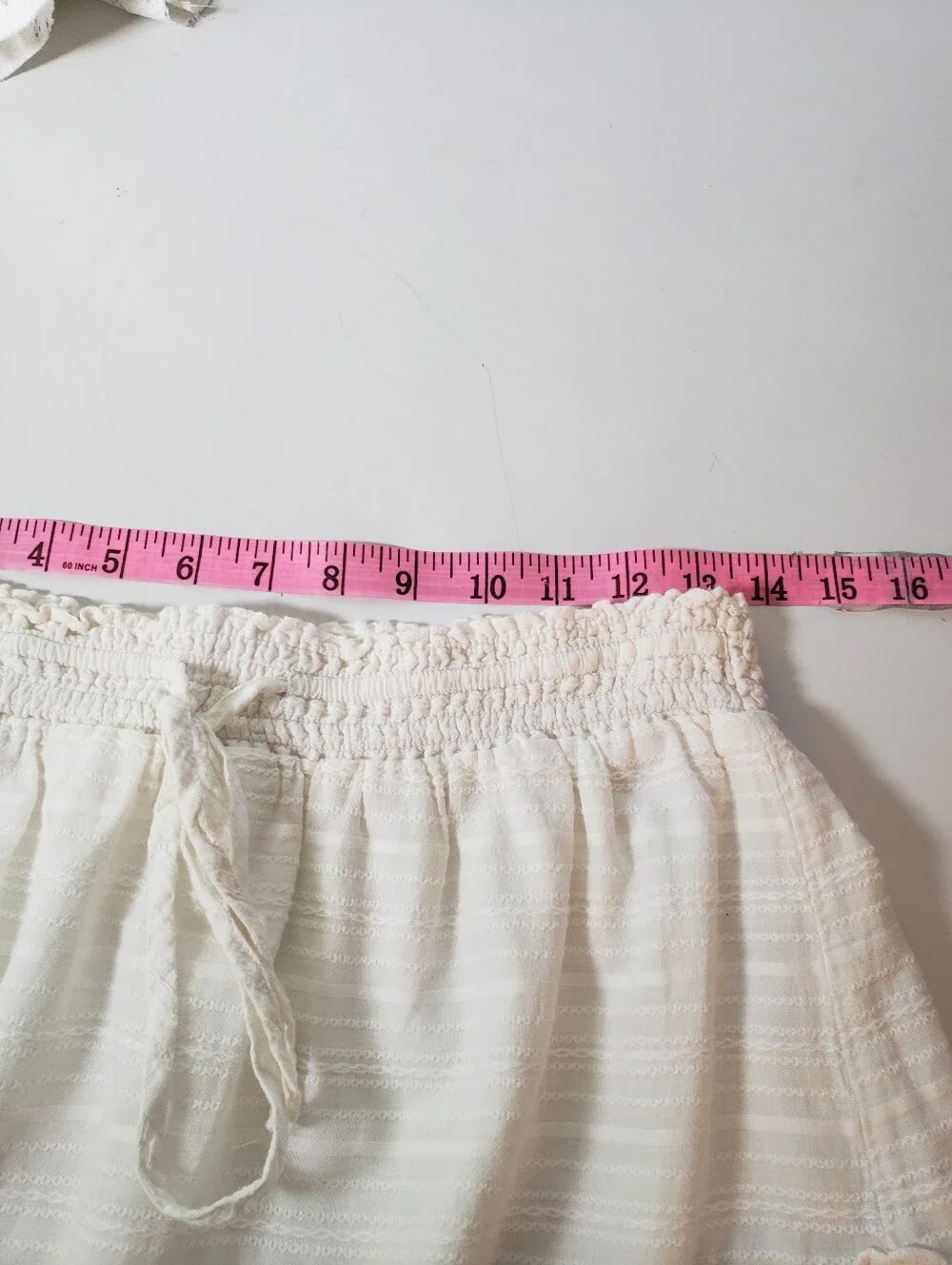Mini Skirt Duo American Eagle Outfitters White Tiered Lace Aqua Lace Ruffle Hem